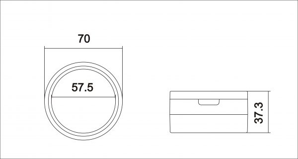 G025A Loose Powder Case - 6SYG025A