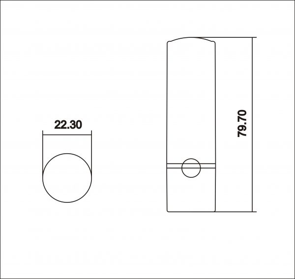 K024 Lipstick Tube - 2SYK024A