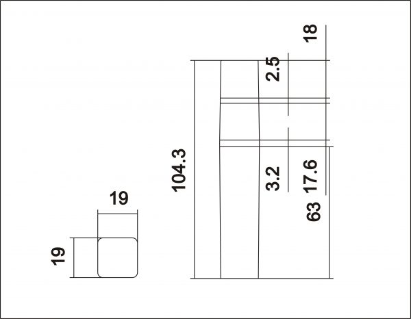 P021A Mascara Tube - 4SYP021A